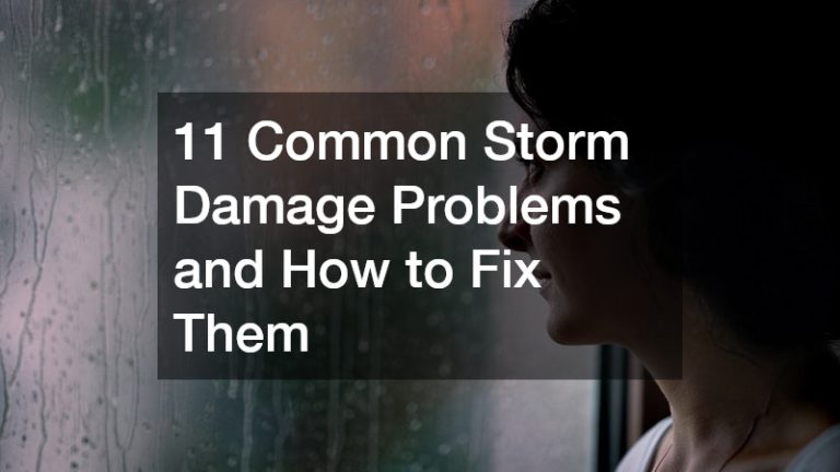 11 Common Storm Damage Problems and How to Fix Them